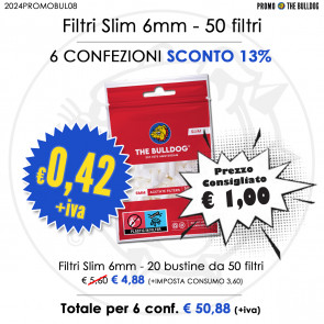 Filtri Pop Filters Ultra Slim 5.7mm conf. 20 astucci da 120 filtri